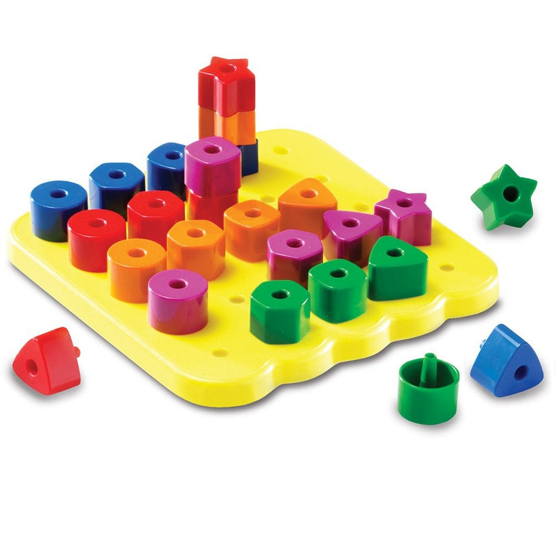 Learning Resources Stacking Shapes Pegboard