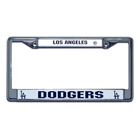 Los Angeles Dodgers Chrome License Plate Frame