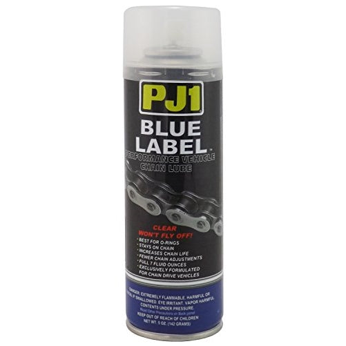 PJ1 1-08 Blue Label O Ring Chain Lube (Aerosol), 5 oz