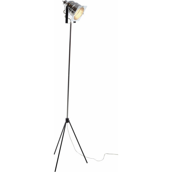 Adesso 3051-22 Spotlight 44"-61" Steel Floor Lamp with Tripod Base, Smart Outlet Compatible