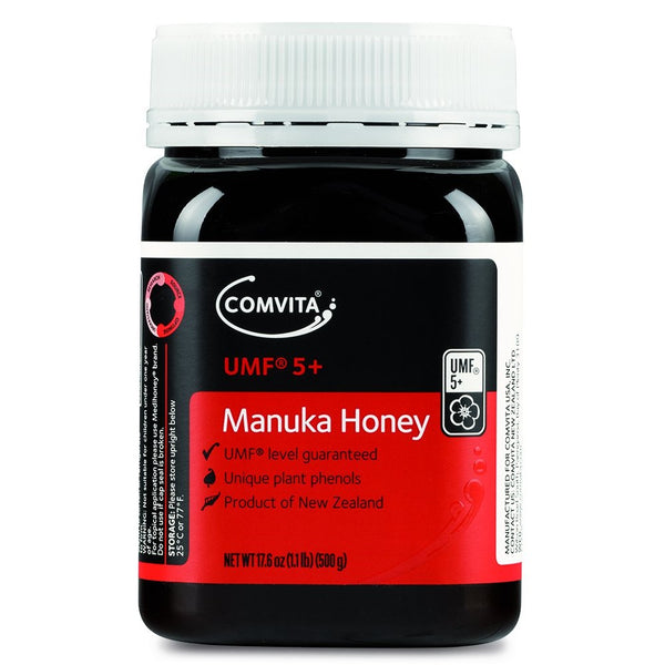 Comvita Certified UMF 5 (Authentic) Manuka Honey I New Zealand's #1 Manuka Brand I Non-GMO, Halal, and Kosher Certified I 500g (17.6oz)