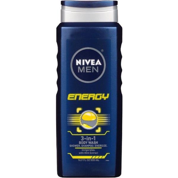 Nivea For Men Energy 3-in-1 Body Wash - 16.90 oz