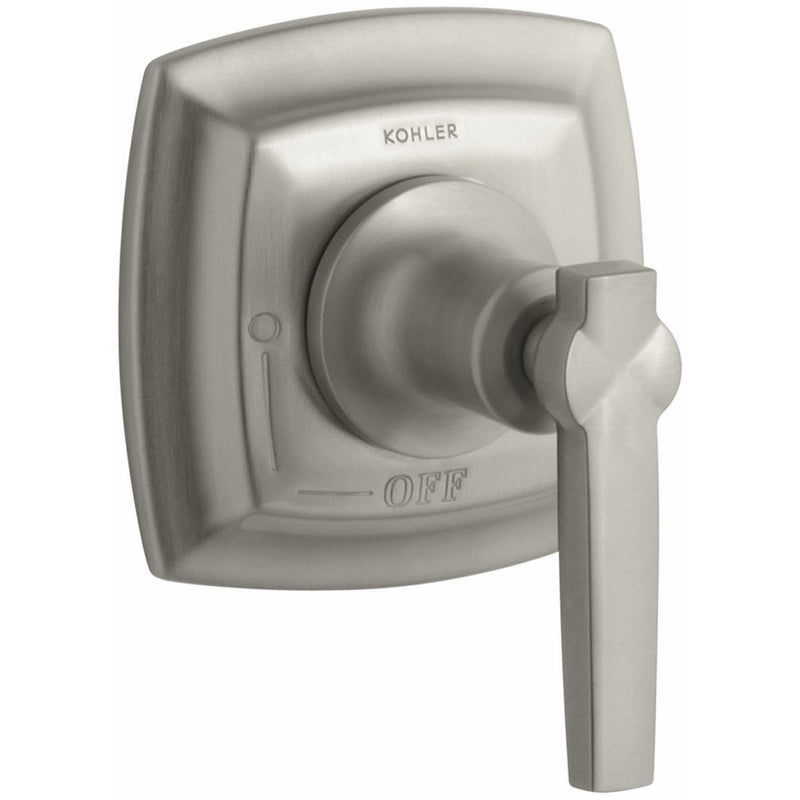 KOHLER K-T16241-4-BN Margaux Volume Control Trim with Lever Handle, Vibrant Brushed Nickel