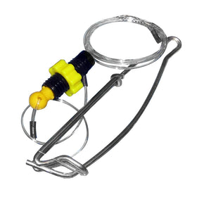 Scotty 1032 Stainless Snap Hairtrigger Release, 18-Inch Leader
