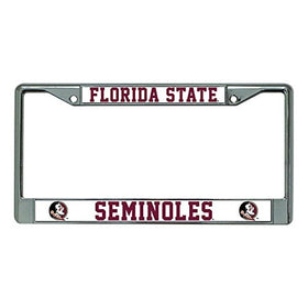 NCAA Florida State Seminoles Chrome License Plate Frame