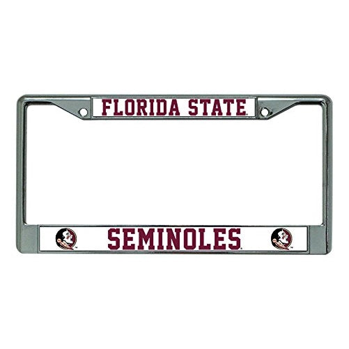 NCAA Florida State Seminoles Chrome License Plate Frame