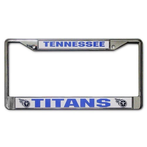 NFL Tennessee Titans Chrome Licensed Plate Frame