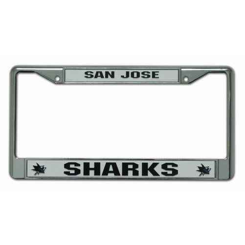 NHL San Jose Sharks Chrome Frame (Silver)
