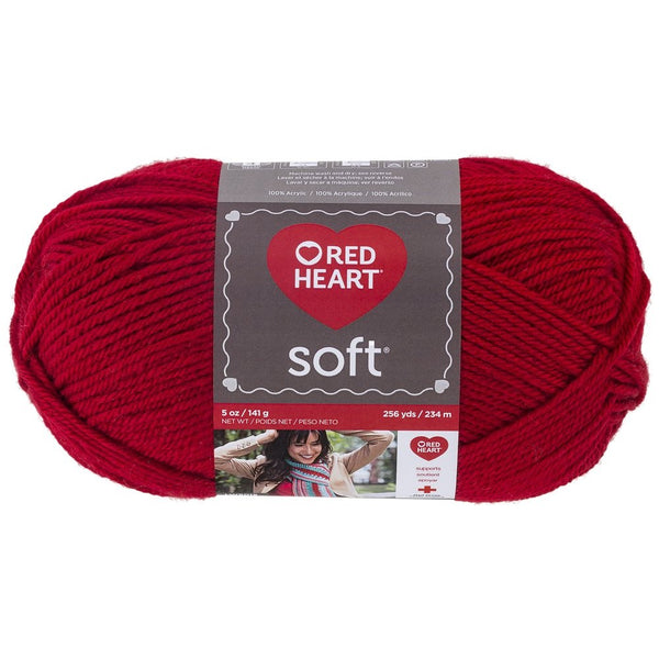 RED HEART Soft Yarn, Really Red