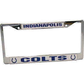 NFL Indianapolis Colts Chrome Licensed Plate Frame