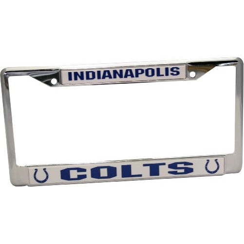 NFL Indianapolis Colts Chrome Licensed Plate Frame