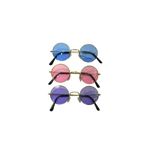 John Lennon Colored Sunglasses 1 Pair (colors vary)
