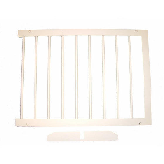 Cardinal Gates Step Over Gate Extension, 22-Inch, White