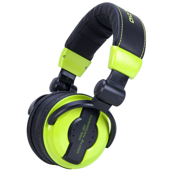 American Audio Hp550 Green Foldable Professional Headphones