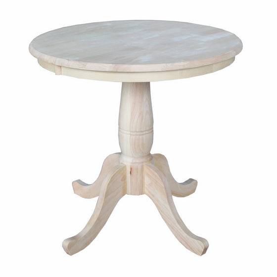 International Concepts Round Top Pedestal Table, 30-Inch