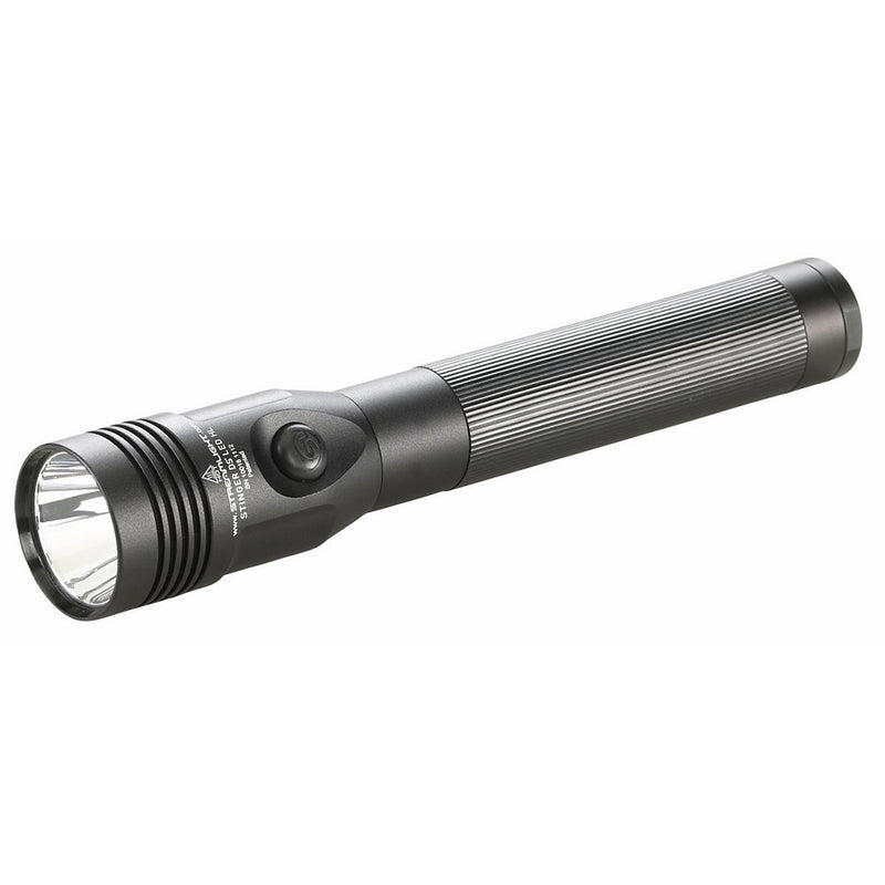 Streamlight 75458 Stinger DS LED High Lumen Rechargeable Flashlight with 120-Volt AC/12-Volt DC Piggyback Charger