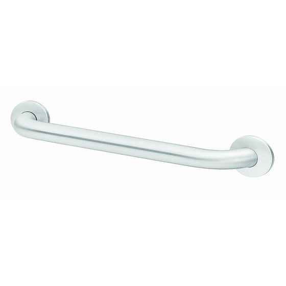 Bradley 8320-001360 Heavy Duty Stainless Steel Standard Grab Bar with Concealed Mounting, 1-1/4" OD x 36" Length