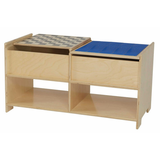 Wood Designs WD85600 Build-N-Play Table with Checkerboard
