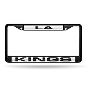 Los Angeles Kings Laser Black License Plate Frame