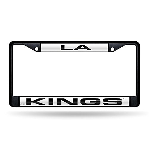 Los Angeles Kings Laser Black License Plate Frame