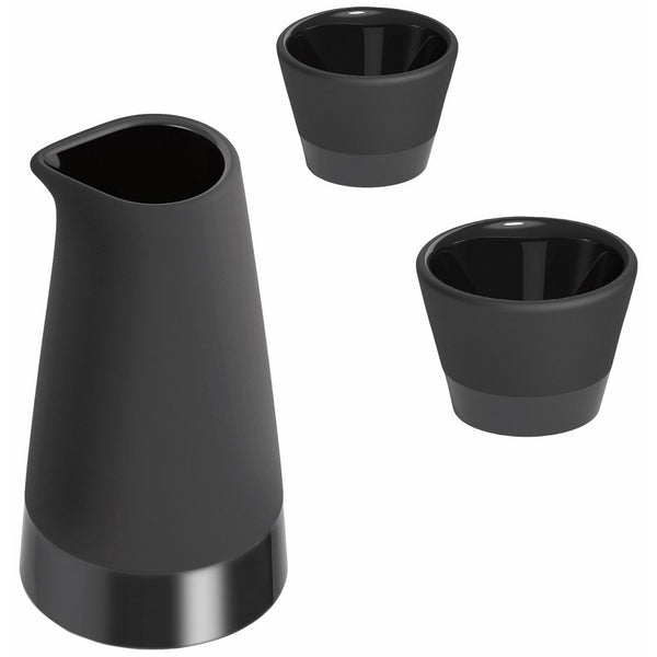 Magisso Self Cooling Sake Set, Black