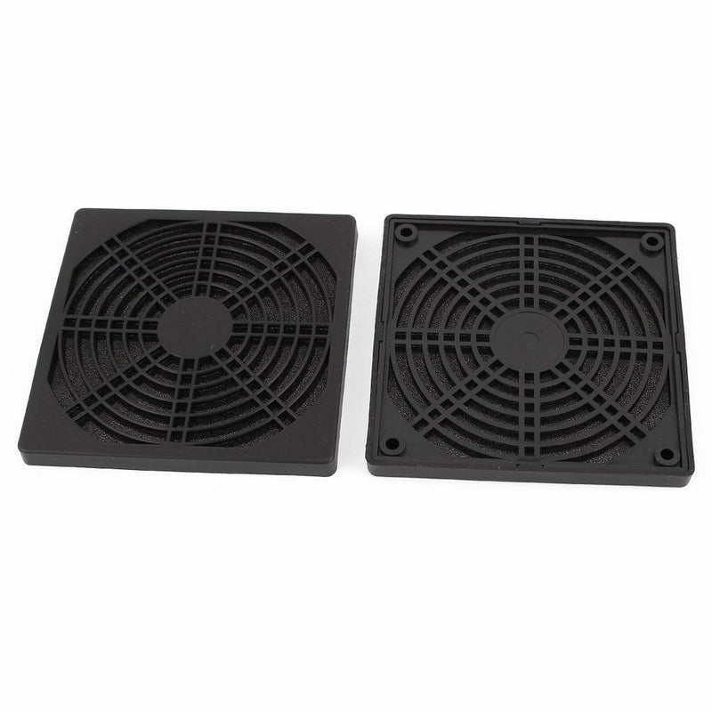 uxcell 2 Pcs Dustproof Dust Filter Guard Grill Cover for 120mm PC Case Fan
