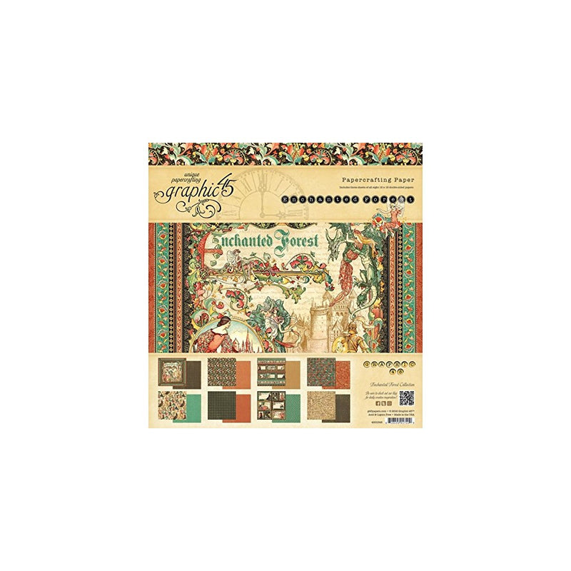 Graphic 45 Enchanted Forest Pad, 12 x 12"