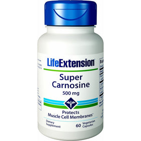 Life Extension Super Carnosine 500mg, 60 Vegetarian Capsules