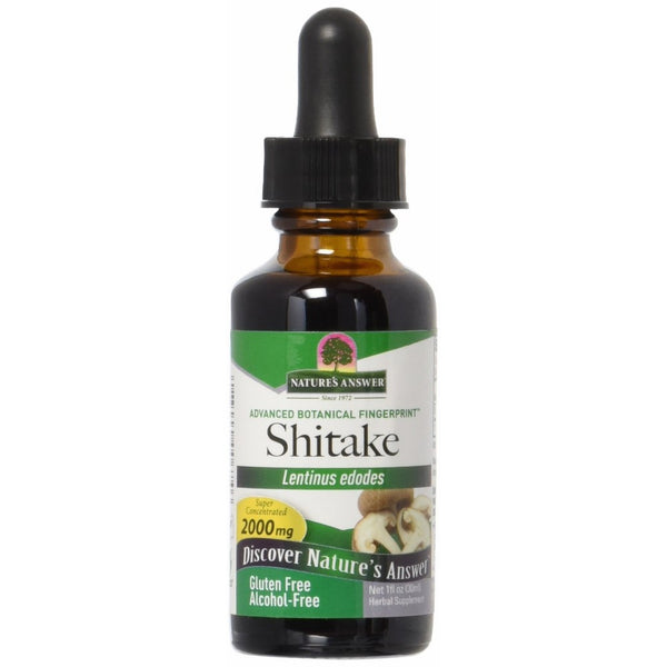 Nature's Answer Alcohol-Free Shiitake Fruiting Body, 1-Fluid Ounce