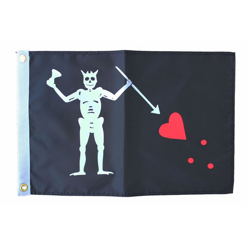 Edward Teach (Blackbeard)12"x18" Pirate Flag