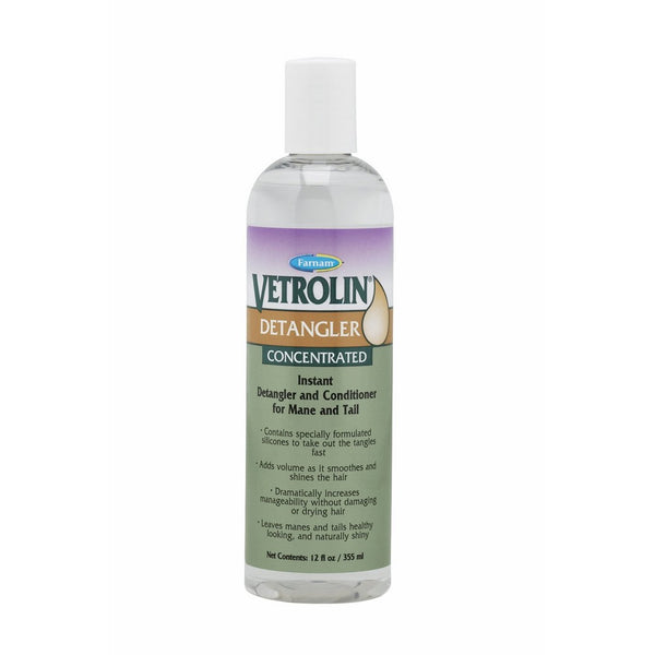 FARNAM Home and Garden 3004960 Vertrolin Detangler Horse Mane Conditioner, 12-Ounce