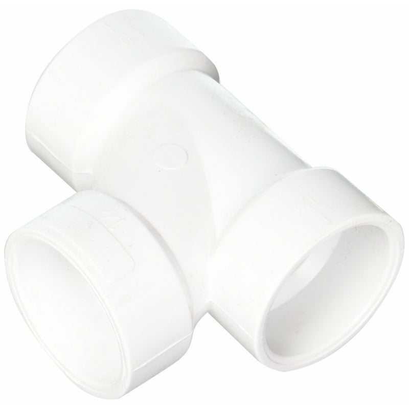 Genova Products 71114 Sanitary Tee Pipe Fitting, 1 1/4"