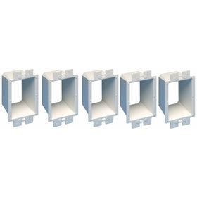 Arlington BE1-5 Electrical Outlet Box Extender, 1-Gang, White, 5-Pack