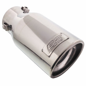 DC Sport EX-1013 Stainless Steel Resonated Slant Cut Bolt-on Exhaust Tip