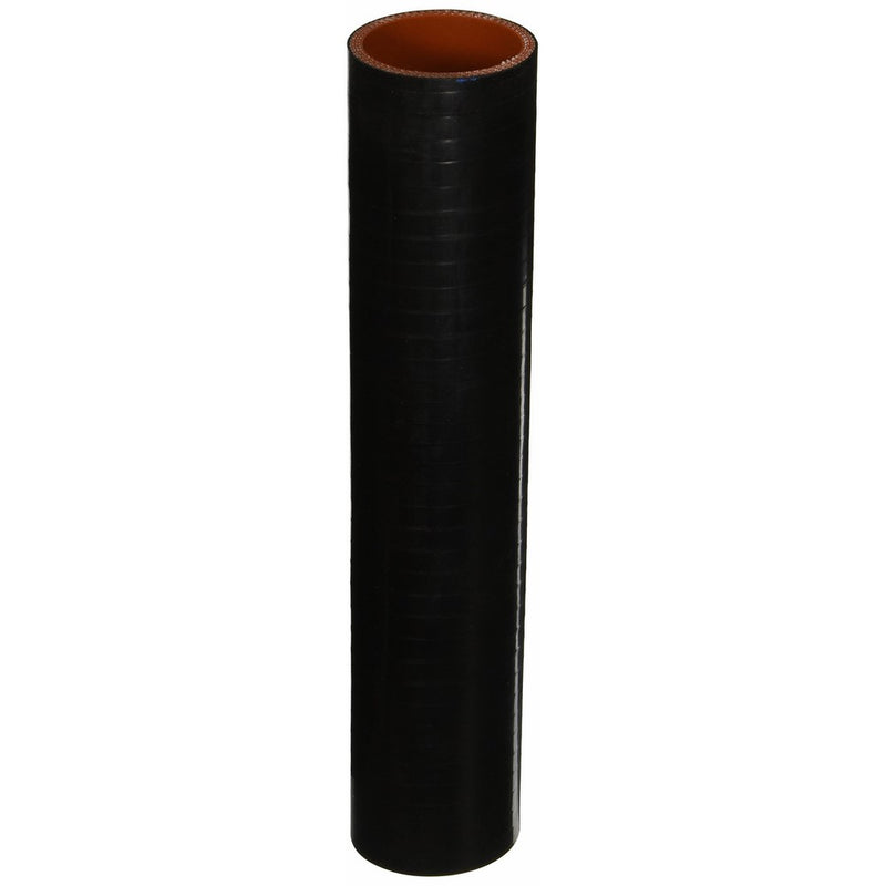 HPS HTST-200-BLK Silicone High Temperature 4-ply Reinforced Tube Coupler Hose, 75 PSI Maximum Pressure, 12" Length, 2" ID, Black