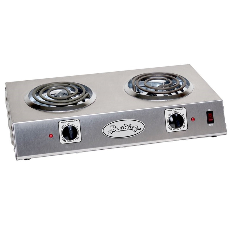 Broil King CDR-1TB Professional Double Hot Plate, 21-1/4-Inch by 4-1/8-Inch by 12-1/4-Inch, Grey