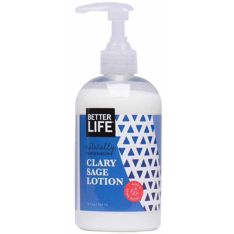 Better Life Natural Hand and Body Lotion, Clary Sage, 12 Ounces, 24253