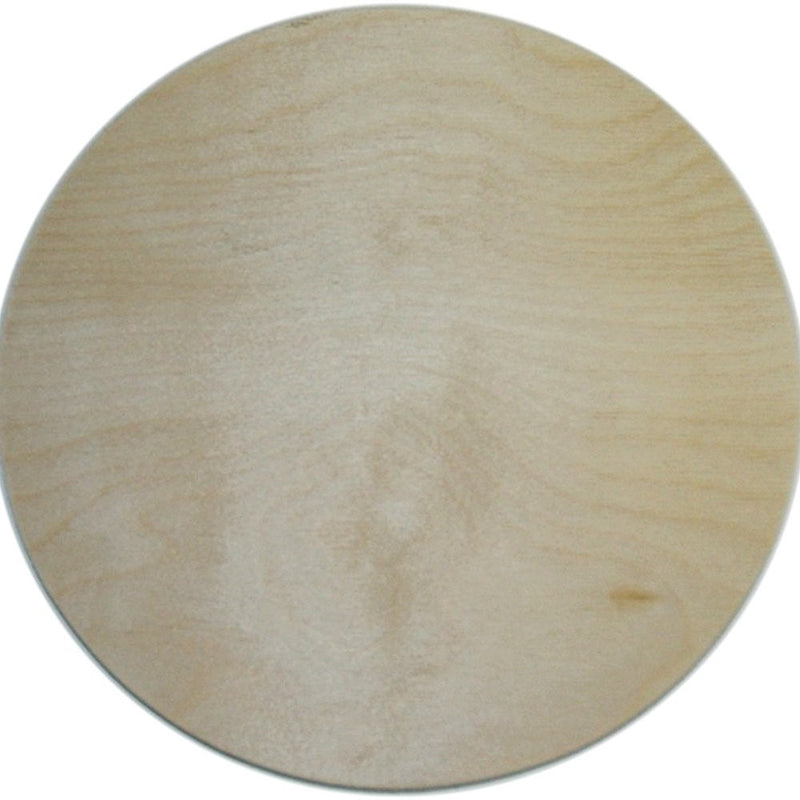 Mpi BBP-111 10-Inch Unfinished Wood Baltic Birch Plaque, Circle