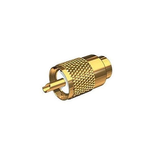 Shakespeare PL-259-G Gold-Plated PL-259 Connector for RG-8/AU & RG-213 Coax