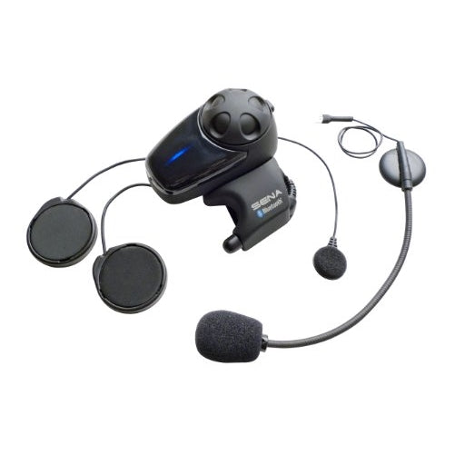 Sena SMH10-11 Motorcycle Bluetooth Headset / Intercom with Universal Microphone Kit (Single)