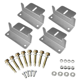 Renogy Solar Panel Mounting Z Bracket Mount Supporting for RV, Roof, Boat, set of 4 Units