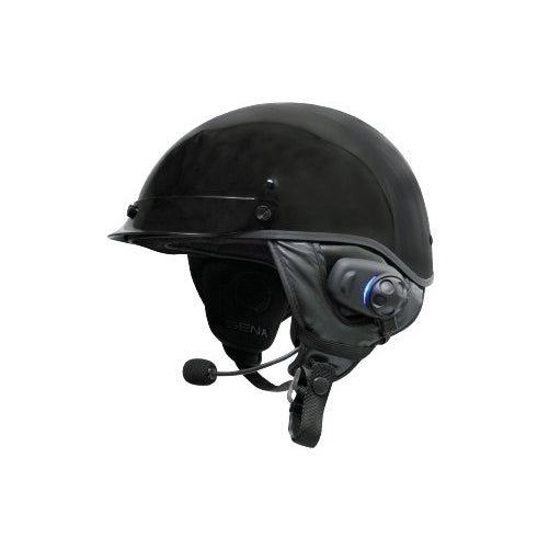 Sena Bluetooth Stereo Headset and Intercom with Built-in FM Tuner for Half Helmets