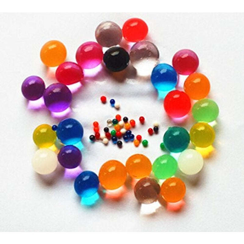 niceEshop(TM) Crystal Water Gel Beads Jelly Water Pearl For Centerpiece Wedding Vase Filler (Mixed Colors,6 Bags)