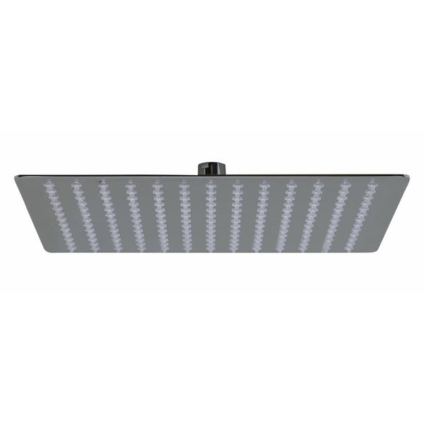 ALFI brand RAIN12S 12-Inch Solid Square Ultra Thin Rain Shower Head, Polished Stainless Steel