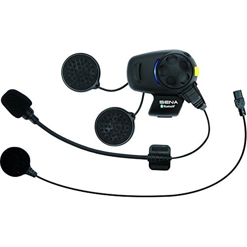 Sena Bluetooth Headset and Intercom with Built-In FM Tuner for Scooters/Motorcycles with Universal Microphone Kit
