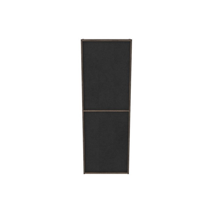 Transitional Wooden Bookcase with 5 Shelves, Brown