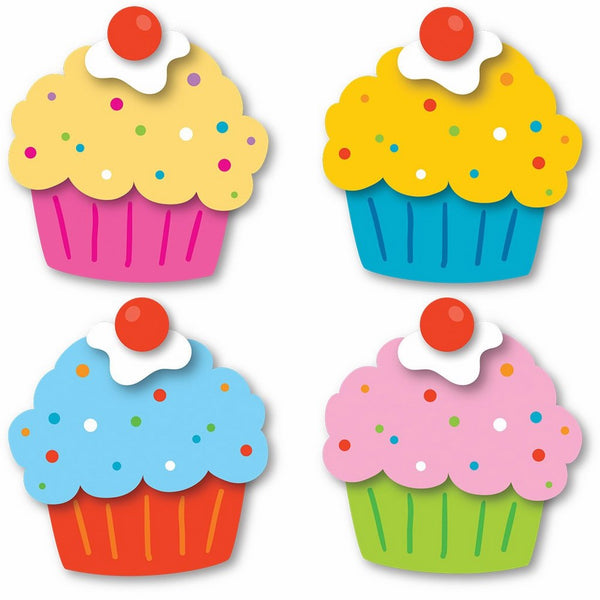 Carson Dellosa Cupcakes Mini Cut-Outs (120196)