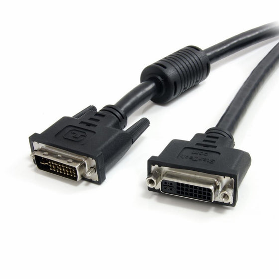 StarTech.com DVI-I Extension Cable - 10 ft - Dual Link - Digital and Analog - Male to Female Cable - Computer Monitor Cable - DVI Cord