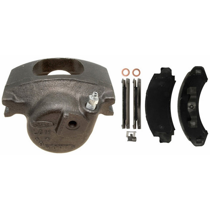 ACDelco 18R664 Professional Front Driver Side Disc Brake Caliper Assembly with Pads (Loaded), Remanufactured
