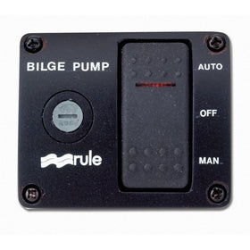 Rule 43 Marine Deluxe Plastic Rocker Panel Switch (12-Volt)